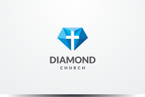 Diamond Church Logo Design Vector Screenshot 1