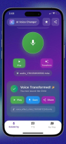 AI Voice Changer - Flutter Voice Changer App Screenshot 1