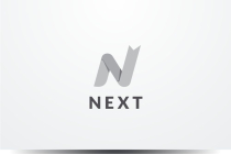 Next Letter N Ribbon Logo Design Vector Screenshot 3