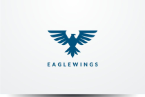 Flying Eagle Logo Design Vector Illustration Screenshot 1