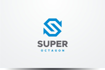 Super Octagon Letter S Arrows Logo Design Vector Screenshot 1