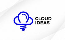 Cloud Ideas Logo Design Creative Bulb Cloud  Logo Screenshot 1