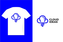 Cloud Ideas Logo Design Creative Bulb Cloud  Logo Screenshot 4