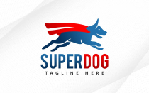 Super Hero Dog Logo Design Screenshot 1
