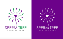 Sperm Tree Logo Design Family Fertility Logo Screenshot 1