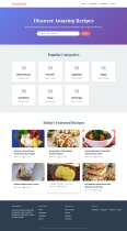 FoodieHub - Find Latest Yummy Recipes Screenshot 1