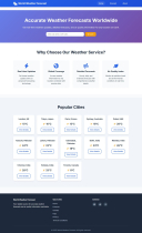 World Weather Forecast CMS Screenshot 1