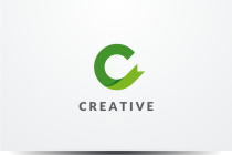 Creative Letter C Ribbon Logo Design Vector Screenshot 1