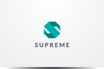 Supreme Geometric Letter S Octagon Vector Logo Screenshot 1