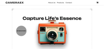 cameraEX - Modern Electronics Shop HTML Template Screenshot 2