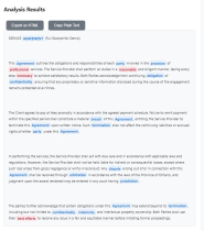 Lawlytic - Legal Text Analyzer PHP Script Screenshot 2