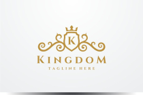 Kingdom Letter K Luxury Logo Design Vector Screenshot 1