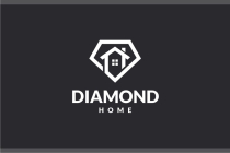 Diamond Home Logo Design Vector Screenshot 2