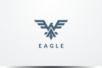Geometric Eagle Logo Design Vector Illustration Screenshot 1