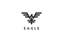 Geometric Eagle Logo Design Vector Illustration Screenshot 3