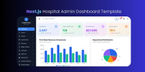 Hospital Management Admin Dashboard Template  Screenshot 1