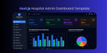 Hospital Management Admin Dashboard Template  Screenshot 2