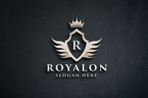 Premium Monogram Letter R Shield and Wings Screenshot 1