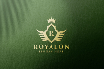 Premium Monogram Letter R Shield and Wings Screenshot 2