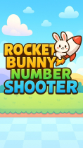 Rocket Bunny Number Shooter - Casual Mobile Game Screenshot 1