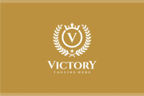 Victory Letter V Luxury Logo Design Vector Screenshot 2