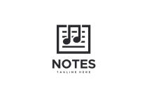 Notes Logo Design Vector Screenshot 3