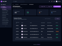 Modern HRM Admin Dashboard – Next.js Screenshot 2