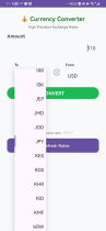 Android Currency Exchange App Source Code Screenshot 3