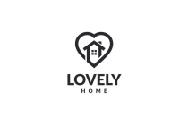 Lovely Home Logo Design Vector Screenshot 3