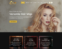 Classy Hair - Wig Online Store Elementor Kit Screenshot 1