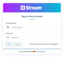 KStream - Video Player Several Sources Screenshot 1