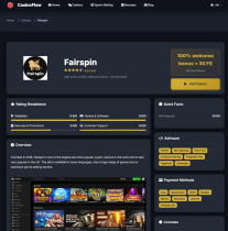 CasinoFlow – Casino Affiliate CMS Screenshot 1