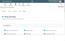 VibeNews - Humhub Advanced Blog Module Pro Screenshot 4
