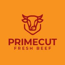 PrimeCut – Modern Fresh Beef Logo Screenshot 1