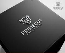 PrimeCut – Modern Fresh Beef Logo Screenshot 2