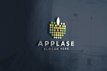 Colorful Pixel Dot Apple Logo Screenshot 1