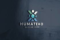 Abstract Geometric Human Community Logo Screenshot 1