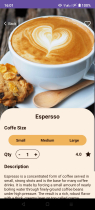 Coffee Shop App UI Kit - Android Screenshot 4