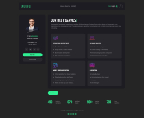 Pucu - React Portfolio Web Template Screenshot 5