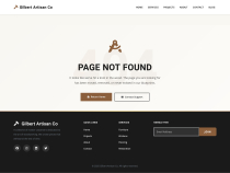 Gilbert Artisan Co - WordPress Trade Theme Screenshot 1