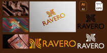 Ravero - Modern Minimalist Logo Design Screenshot 2