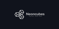 Neon Cubes Tech Logo Screenshot 3