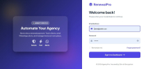 RenewalPro - Web Agency Renewal Management System Screenshot 1