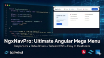 NgxNavPro - Ultimate Angular Responsive Mega Menu  Screenshot 1