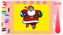 Coloring Book Santa Claus - HTML5 Construct Game Screenshot 3