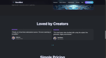 NeonMind - AI SaaS Landing Page Template Screenshot 5