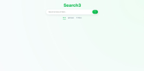 Search3 2nd Version Monetized Search Engine  Screenshot 2