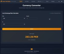 Gold Rate and Currency  Converter Adsense Script Screenshot 2