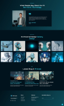 Artirock - AI And Technology WordPress Template Screenshot 5