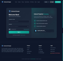 Universal Scraper AI - Multi-User SaaS Platform Screenshot 45